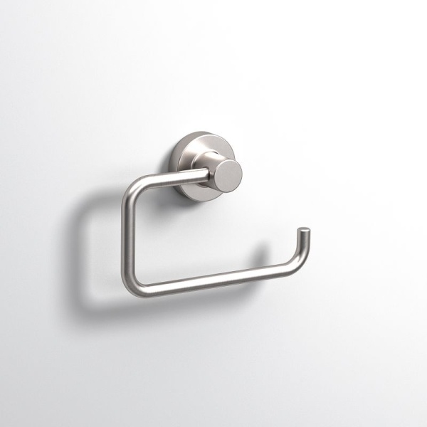 Tecno Project Brushed Nickel Open Toilet Roll Holder